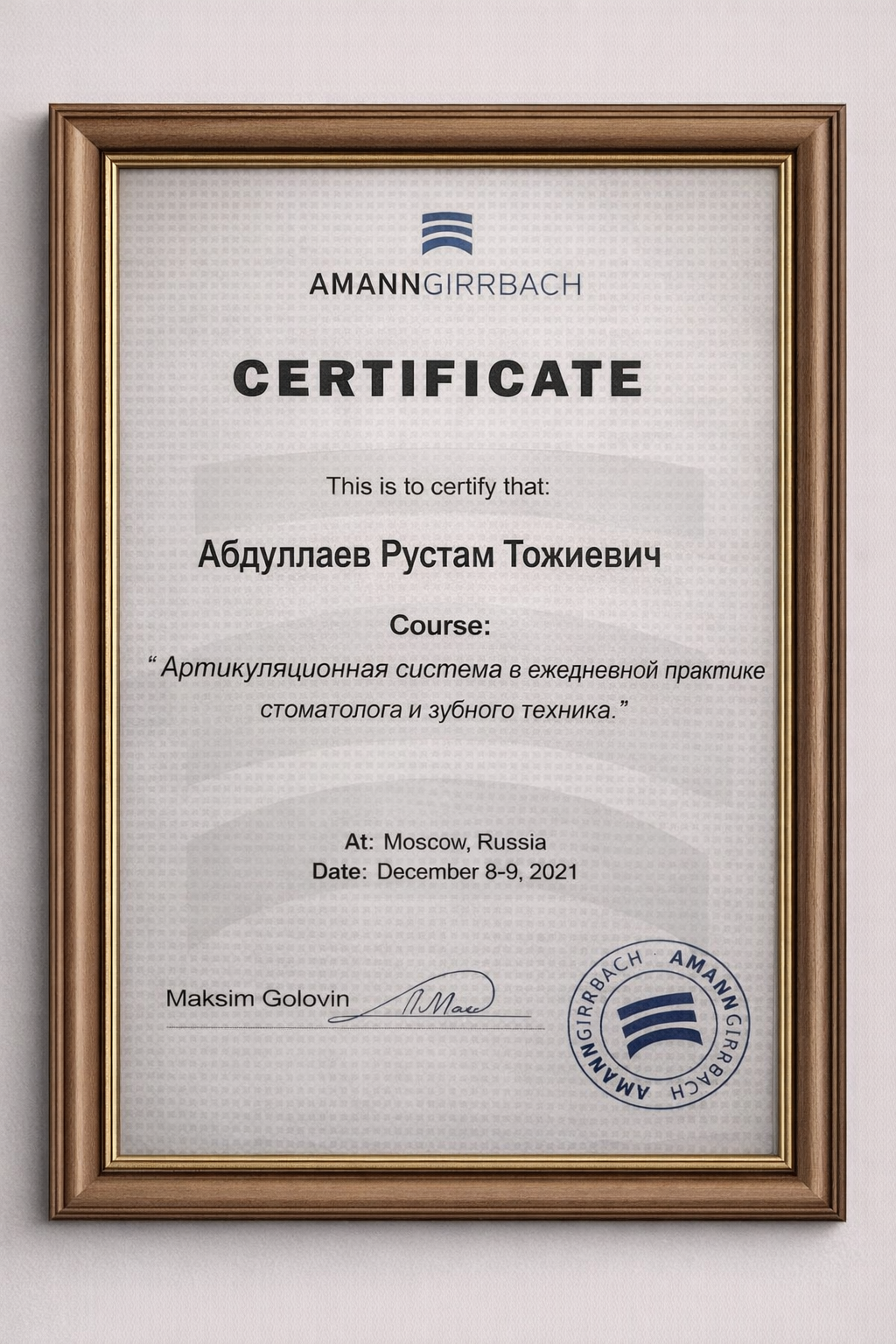 Amann Girrbach — Артикуляционная система